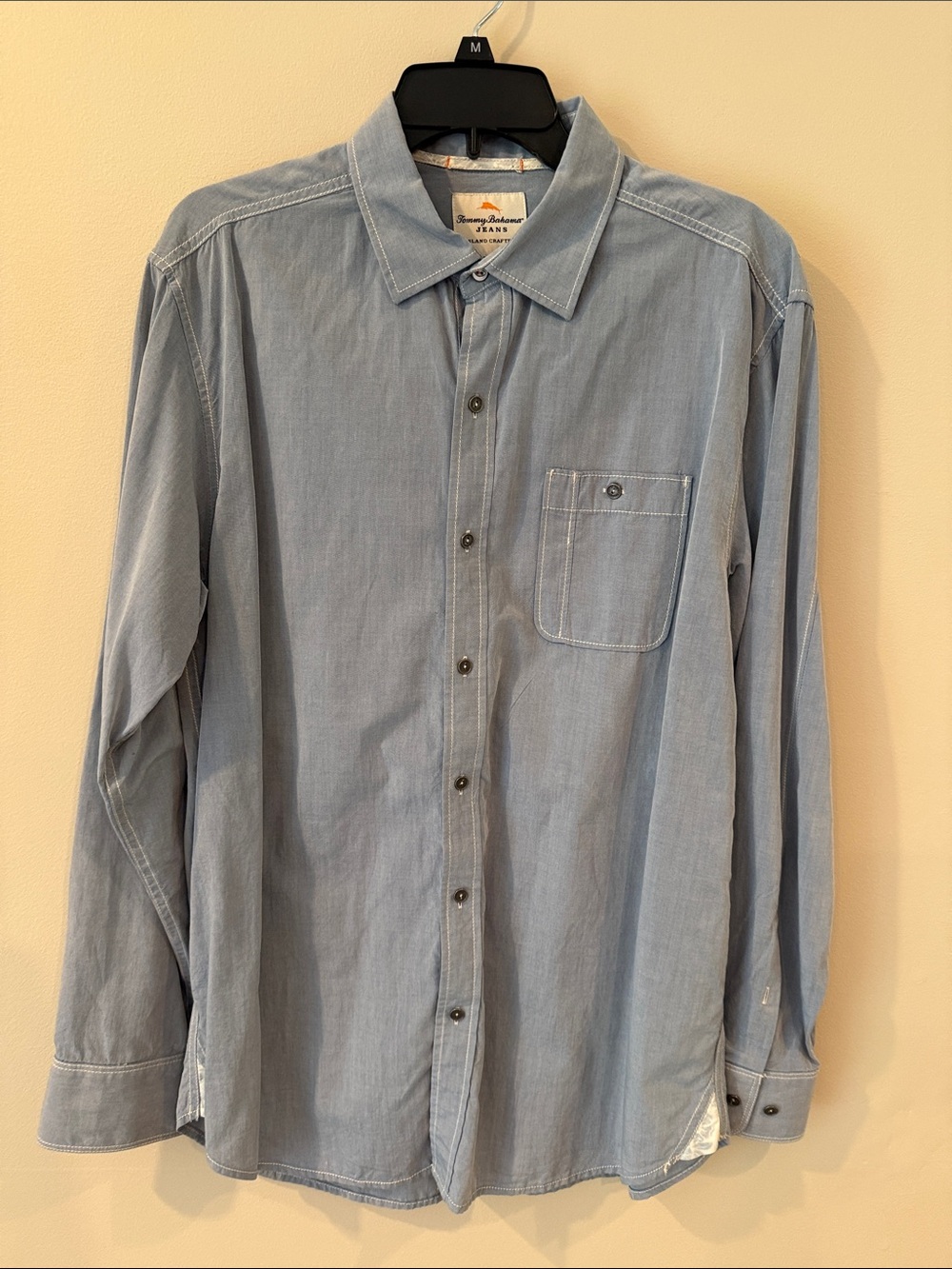 Tommy Bahama Light Blue Long-Sleeve Button-Down Shirt